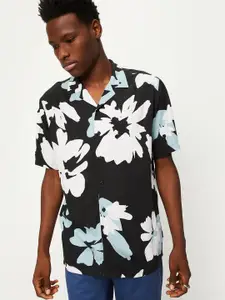 max Floral Printed Spread Collar Casual Shirt