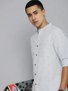 R.Code by The Roadster Life Co. Geometric Printed Casual Shirt