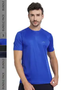 FTX Pack Of 3 Round Neck Casual T-shirt