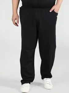 CHKOKKO Men Plus Size Relaxed-Fit Gym Track Pants