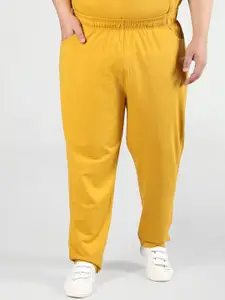 CHKOKKO Men Plus Size Relaxed-Fit Gym Track Pants