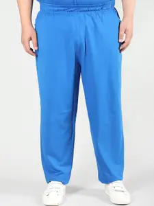 CHKOKKO Men Plus Size Relaxed-Fit Track Pants