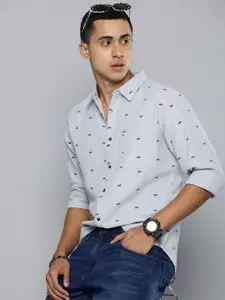 R.Code by The Roadster Life Co. Brand Logo Printed Casual Shirt