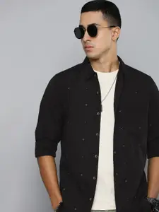 R.Code by The Roadster Life Co. Geometric Printed Casual Shirt