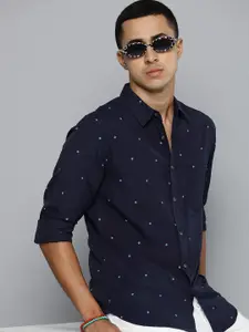 R.Code by The Roadster Life Co. Geometric Printed Casual Shirt