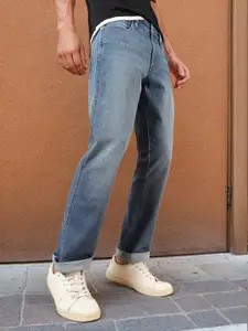 Wrangler Men Mid-Rise Millard Straight Fit Stretchable Jeans