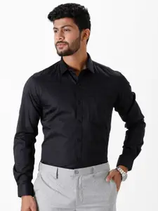 Ramraj Spread Collar Regular Fit Cotton Formal Shirt