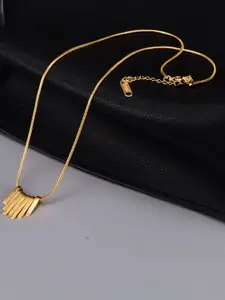 MYKI Gold-Plated Pendant With Chain
