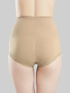 PLUMBURY Seamless High Waist Post Pregnancy Tummy Control Panty