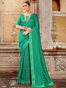 Saree mall Ethnic Motifs Woven Design Zari Saree