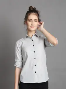 BAESD Comfort Spread Collar Cotton Casual Shirt