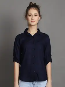 BAESD Comfort Spread Collar Casual Shirt