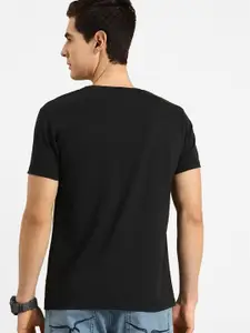 Bewakoof Pack Of 2 Black Printed Pure Cotton T-shirt