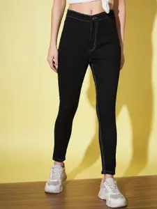 BAESD Women Skinny Fit High-Rise Stretchable Cotton Jeans