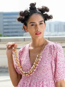 ODETTE Stone-Studded Layered Necklace