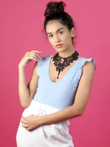 ODETTE Black & Red Necklace