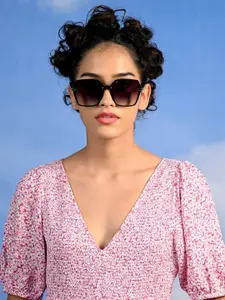ODETTE Women Lens & Oversized Sunglasses With UV Protected Lens NEW174