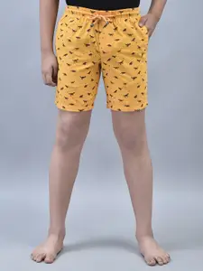 Crimsoune Club Boys Conversational Printed Pure Cotton Shorts