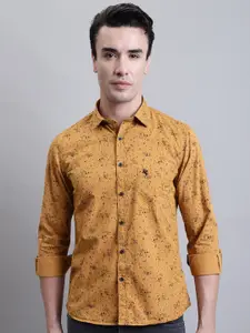 Cantabil Comfort Floral Printed Opaque Cotton Casual Shirt