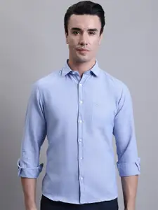 Cantabil Comfort Opaque Cotton Linen Casual Shirt