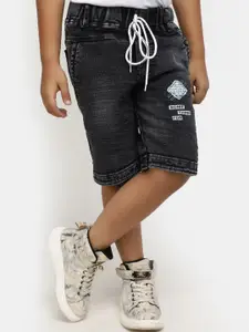 V-Mart Boys Washed Cotton Denim Shorts