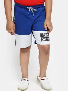 V-Mart Boys Colourblocked Cotton Shorts