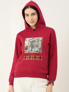 Madame Printed Hooded Sweatshirt