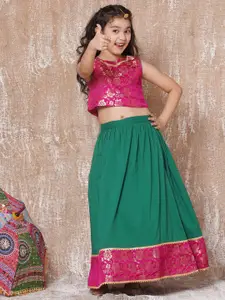 Aj DEZInES Girls Ready to Wear Lehenga & Blouse