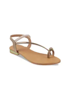 Mochi Synthetic One Toe Flats