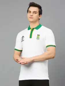 FanCode Sports And Team Jersey Printed Polo Collar Cotton Bio Finish T-shirt