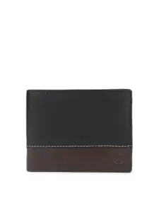 Urbano Fashion Men Textured Leather Two Fold Wallet