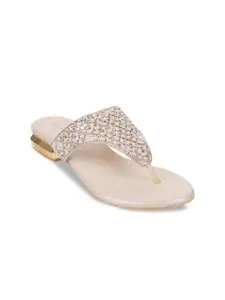 Metro Embellished Open Toe Block Heels