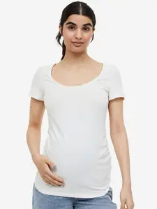 H&M MAMA 2-Pack Deep-Neck Tops