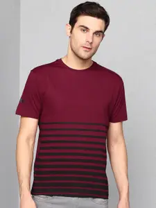 Metronaut Striped Cotton Casual T-shirt