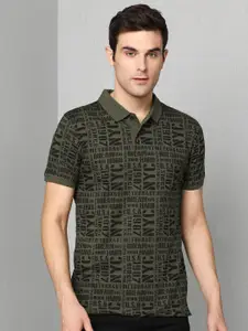 Metronaut Printed Polo Collar Shrink Proof Cotton T-shirt