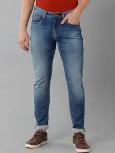 Double Two Men Lean Slim Fit Light Fade Stretchable Cotton Clean Look Jeans