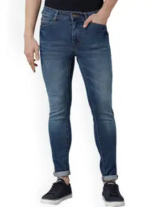 Double Two Men Lean Slim Fit Light Fade Clean Look Stretchable Cotton Jeans