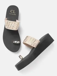 Carlton London Women Embellished Wedge Heels