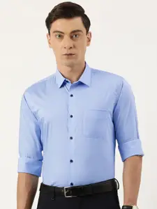 Peter England Men Slim Fit Opaque Formal Shirt