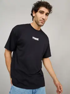 Styli Men Printed Oversized T-Shirt