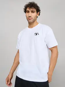 Styli Men Applique Oversized T-Shirt