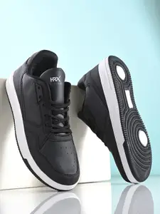 HRX by Hrithik Roshan Men Black And White Non-Marking Fresh Foam Walking Casual Shoes