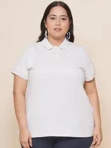 Kiaahvi by JOHN PRIDE Plus Size Pure Cotton T-shirt
