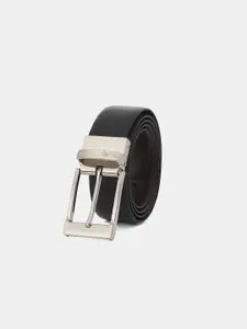 Blackberrys Men Textured Leather Formal Belt