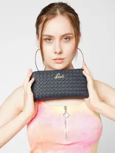 Lavie Women Woven Design Zip Around Wallet