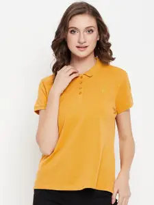 Cantabil Women Polo Collar T-shirt