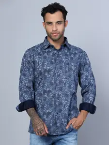 Cantabil Smart Abstract Printed Cotton Casual Shirt