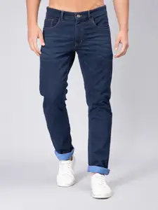 PEPLOS Men Clean Look Light Fade Whiskers and chevrons Stretchable Jeans