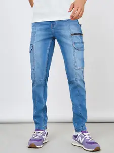 Styli Men's Blue Slim Fit Light Fade Stretchable Denim Jeans