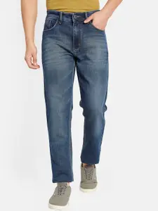Octave Men Clean LookLight Fade Whiskers and chevrons Cotton Stretchable Jeans